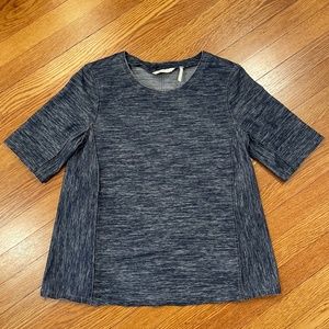 anthropologie Zoa New York Denim Raw Edge Shirt